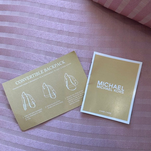 Michael Kors Dark Olive Green Leather Backpack - Picture 8 of 8